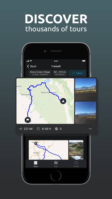 Calimoto Motorcycle Routes Schermata dell'app #5