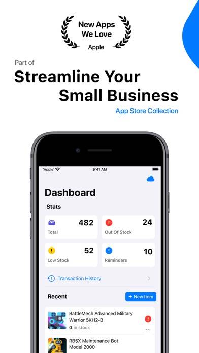 Inventory List Tracker App-Screenshot #2
