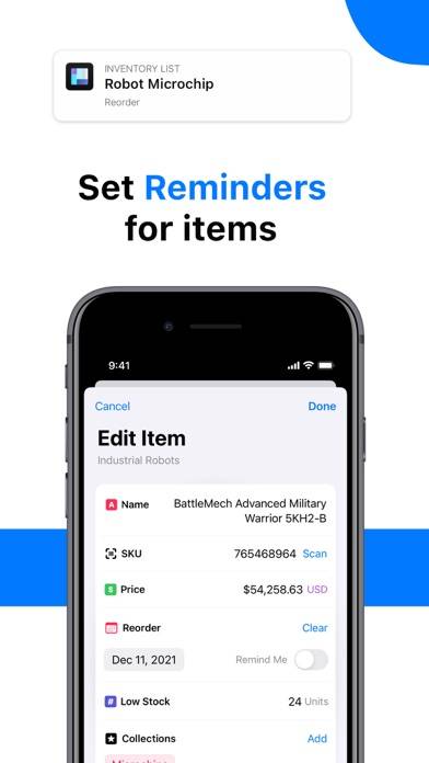 Inventory List Tracker App screenshot #5