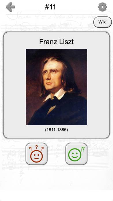 Famous Composers of Classical Music: Portrait Quiz Schermata dell'app #5