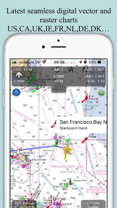 SeaNav NP App screenshot