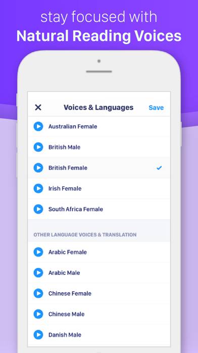 Speechify Text to Speech Audio Captura de pantalla de la aplicación #5