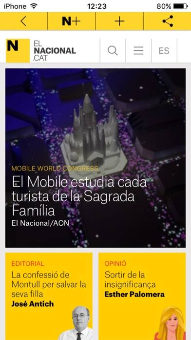 El Nacional.cat Captura de pantalla de la aplicación #1