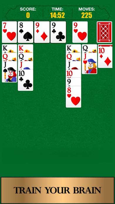 Solitary Classic card game skärmdump av spelet