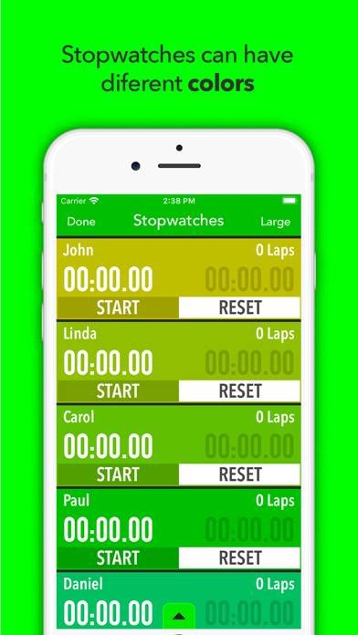 Best Multi Stopwatch Pro App skärmdump #2
