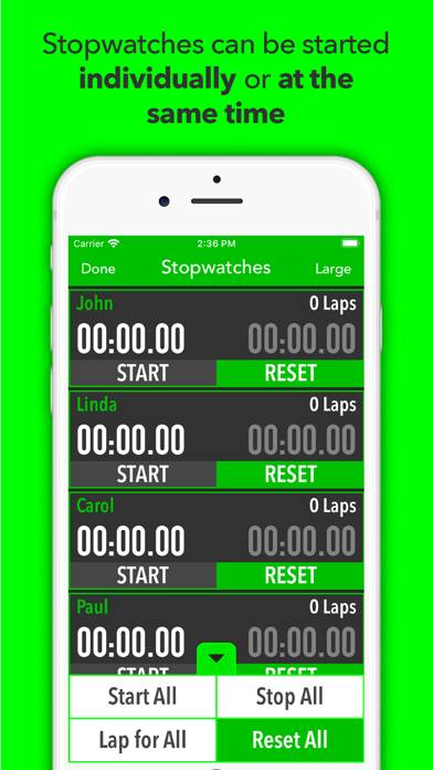 Best Multi Stopwatch Pro Captura de pantalla de la aplicación #4