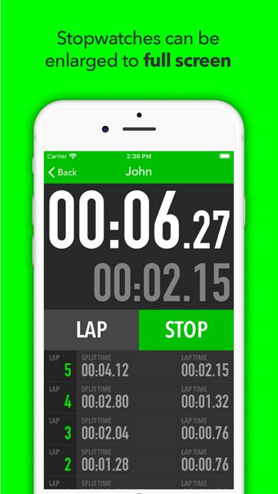 Best Multi Stopwatch Pro Captura de pantalla de la aplicación #5