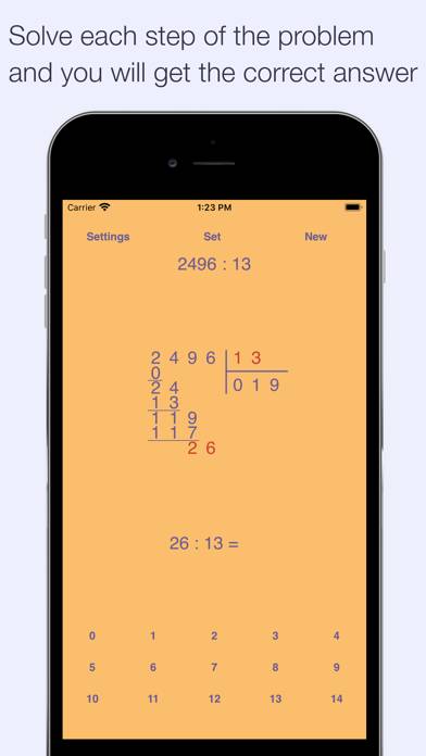 European Long Division App screenshot #1