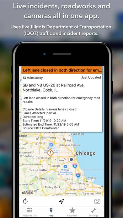 Illinois State Roads App screenshot #1