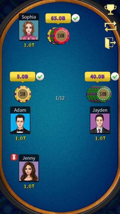 Chinese Poker (Deluxe) game screenshot