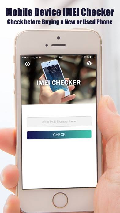 IMEI Checker Captura de pantalla de la aplicación #1