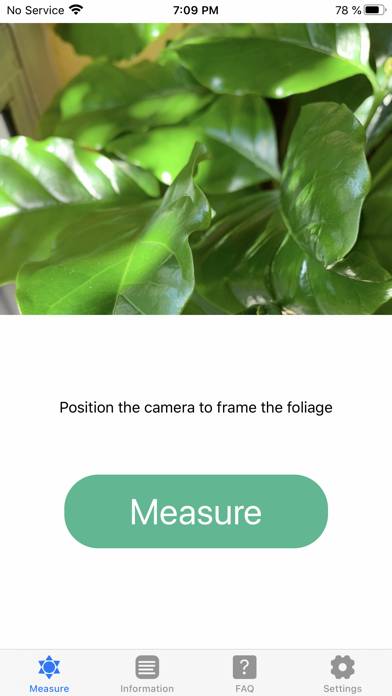 Plant Light Meter App skärmdump #1