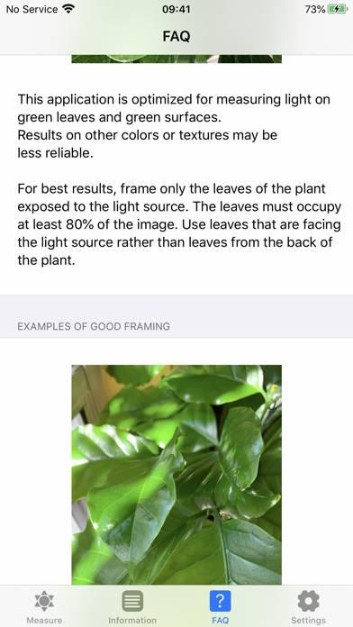 Plant Light Meter Captura de pantalla de la aplicación #5