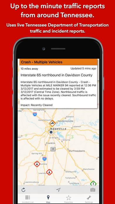 Tennessee State Roads App screenshot #1