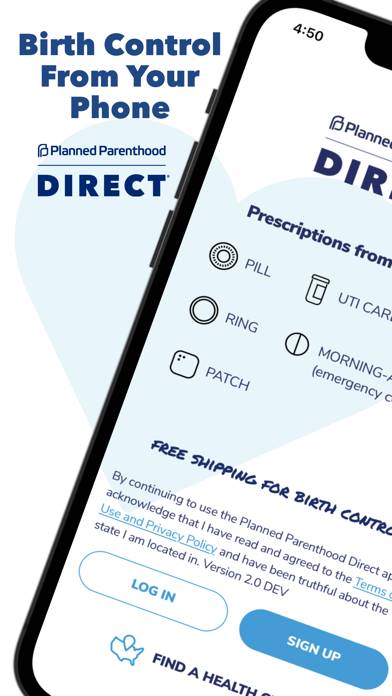 Planned Parenthood Direct℠ App screenshot #1