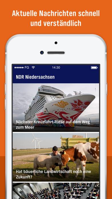 NDR Niedersachsen App-Screenshot #1