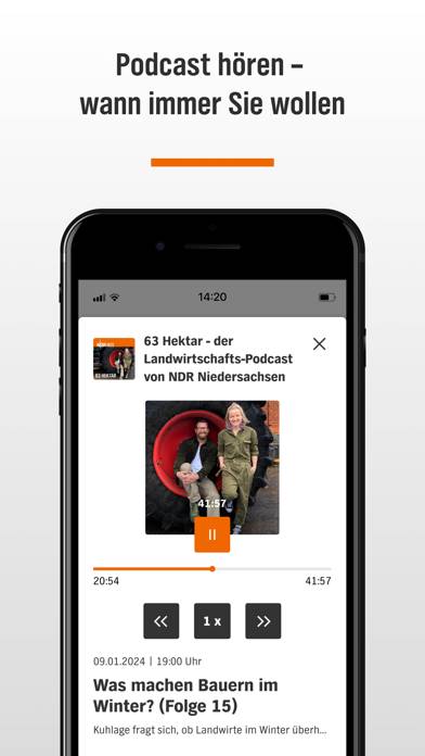 NDR Niedersachsen App-Screenshot #4