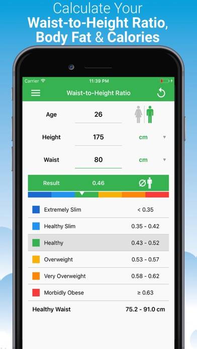 BMI Calculator- Weight Tracker Captura de pantalla de la aplicación #2
