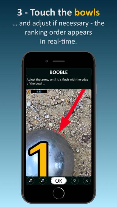 Booble (for petanque game) App screenshot