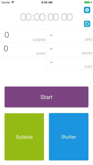 Fluent Stuttering Calculator App screenshot #1