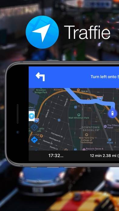 Traffie Navigation & Traffic App screenshot #1