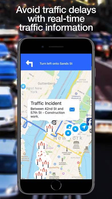 Traffie Navigation & Traffic App screenshot
