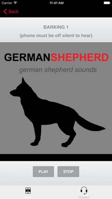 German Shepherd Sounds & Dog Barking Sounds App-Screenshot #1