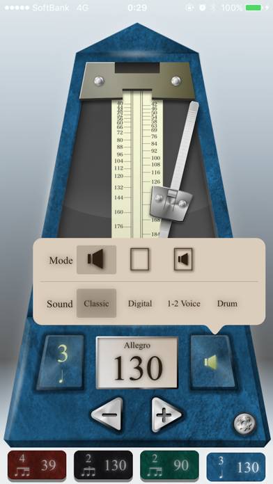 Metronome by Piascore Captura de pantalla de la aplicación #3