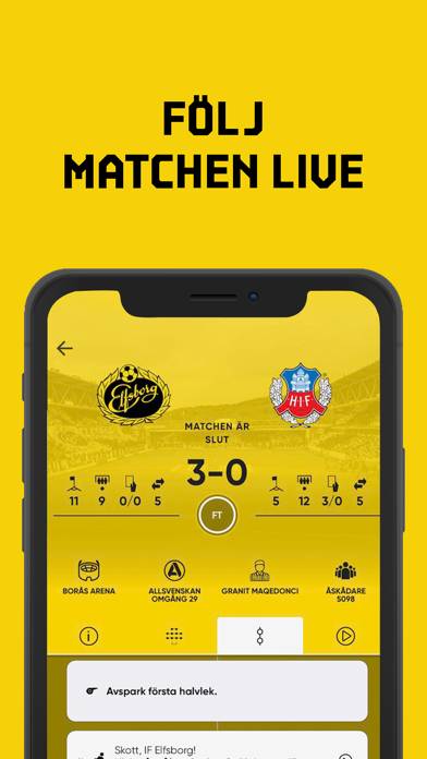 IF Elfsborg Live App skärmdump #3