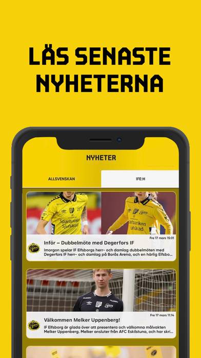 IF Elfsborg Live App skärmdump #5