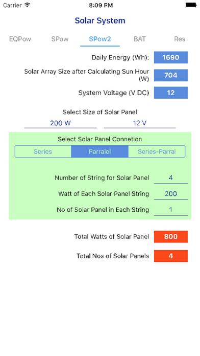 PV Calculator App screenshot #3