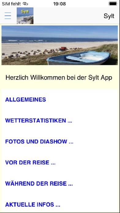Sylt App für den Urlaub Schermata dell'app #1