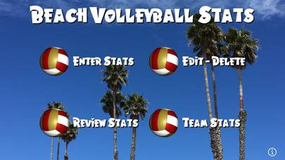 BBS Beach Volleyball Stats screenshot