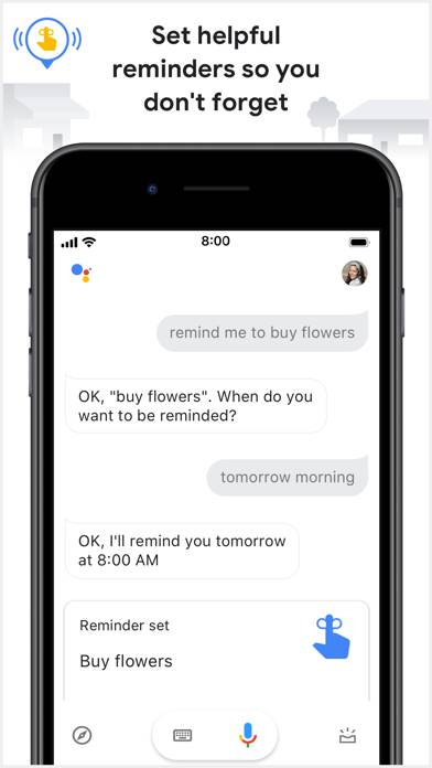 Google Assistant Captura de pantalla de la aplicación #3