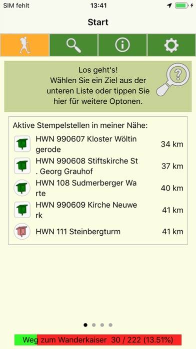 Harzer Wandernadel App-Screenshot #1