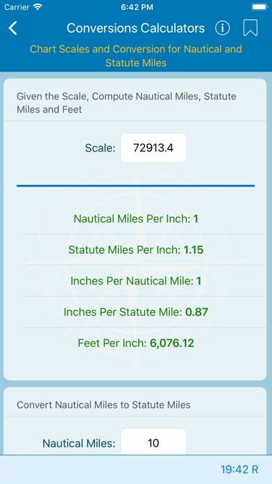 Nautical Calculator Captura de pantalla de la aplicación #2
