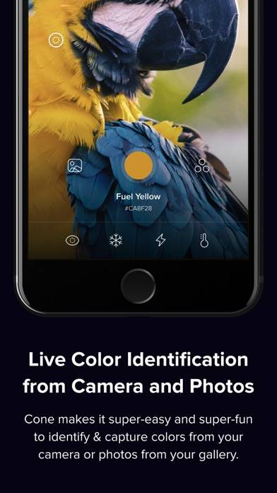 Cone: Color Picker & Pantone Captura de pantalla de la aplicación #1