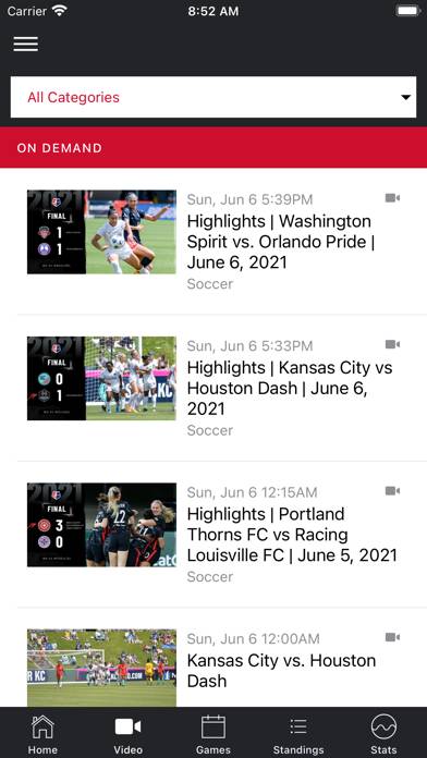 National Women's Soccer League App screenshot #3