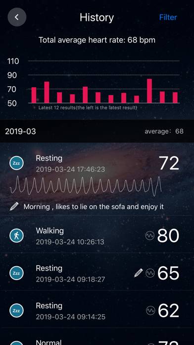 Heart Rate Pro-Health Monitor Schermata dell'app #2