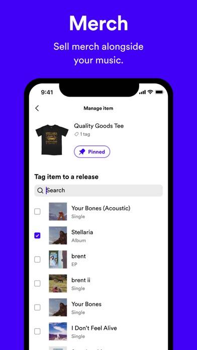 Spotify for Artists Capture d'écran de l'application #6