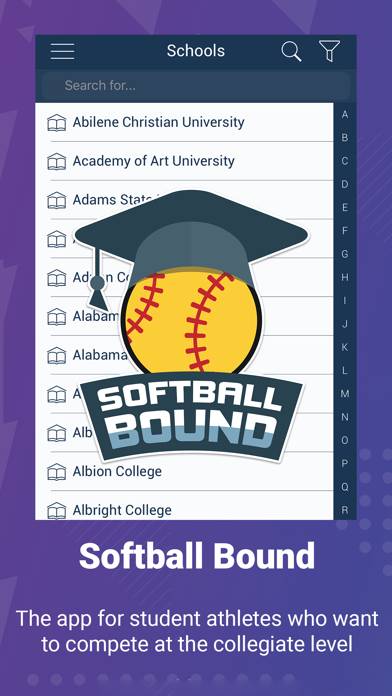 Softball Bound App screenshot #1