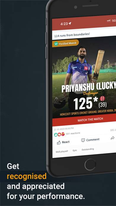 CricHeroes-Cricket Scoring App Uygulama ekran görüntüsü #4