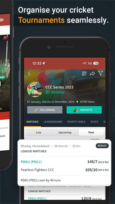 CricHeroes-Cricket Scoring App Uygulama ekran görüntüsü #5