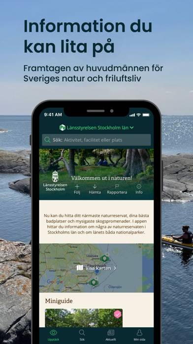 Naturkartan App skärmdump #4
