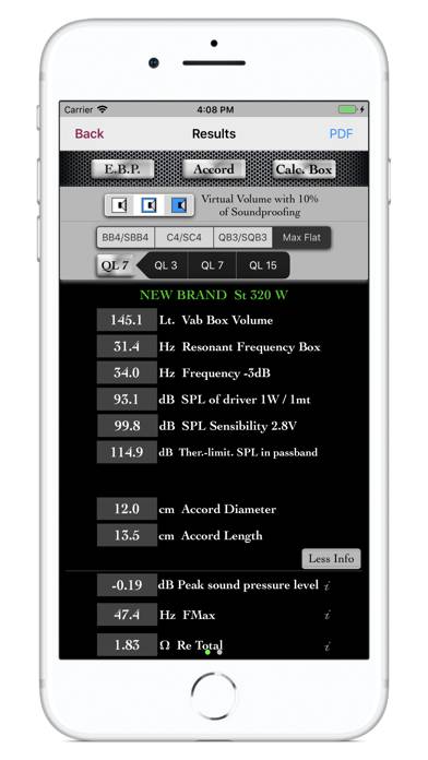 BassBox Reflex Pro App-Screenshot #3