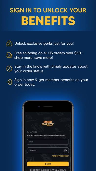 Panini Direct screenshot