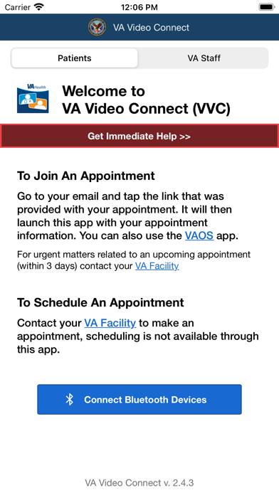 VA Video Connect App screenshot #1