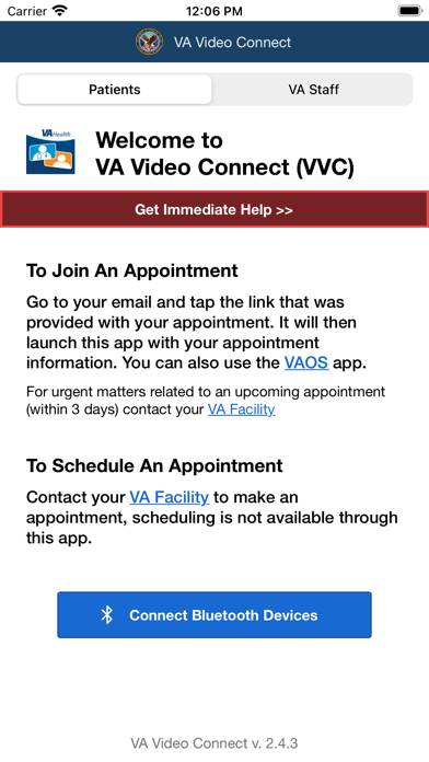 VA Video Connect screenshot