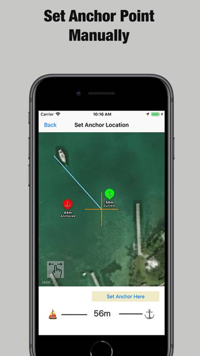 SafeAnchor.Net Anchor Alarm Captura de pantalla de la aplicación #6