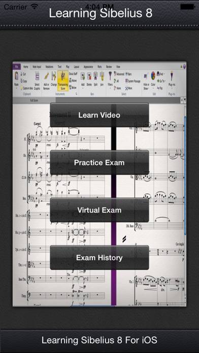 LearnFor Sibelius 8 Captura de pantalla de la aplicación #1